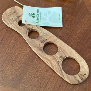 Solid Olive Wood Spaghetti Measure